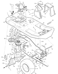 Part Location Diagram of 056641Z Murray Guide, Belt